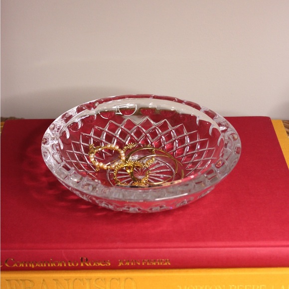 Princess House Large Royal Highlights Lead Crystal 7-1/8" Ashtray Ash Tray #868 - Picture 1 of 4